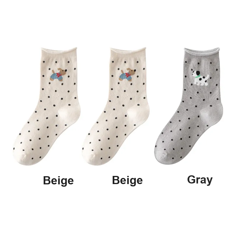 H YXIANG Mid Calf Socks Women's Combo Set-19