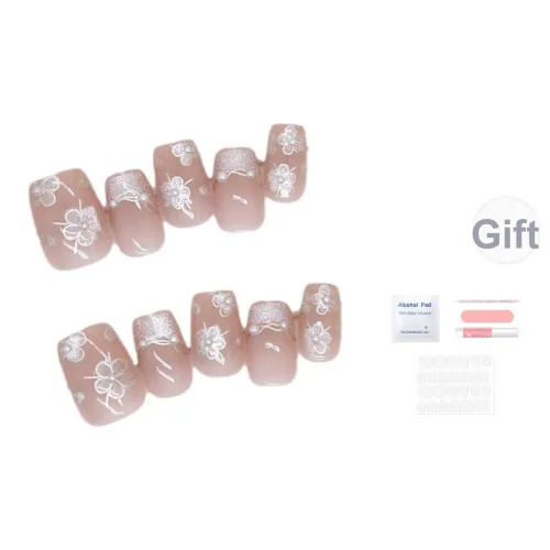 SEVERLAND False Nail Короткий Свежий Мягкий Ветер Ромб Стиль Icy Clear Stars Jump Цвет