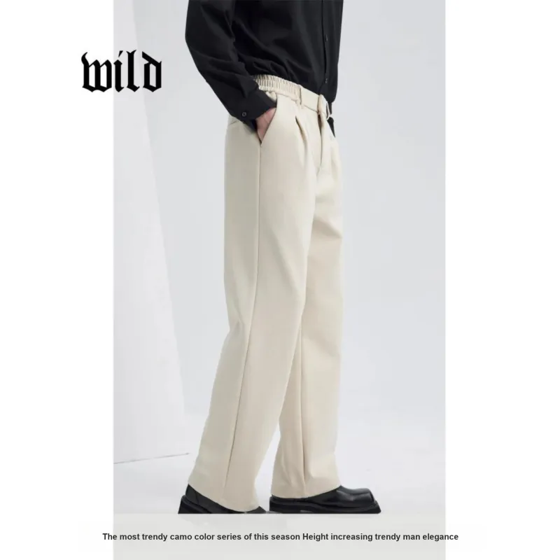 WILD LEADER Suit Trouser Men's [W4138R13KB]Ecru-2