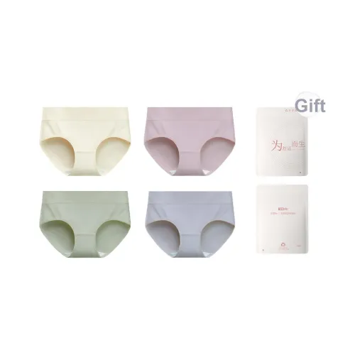 Red Bean Нижнее белье Женское Сумка для покупок 4 шт