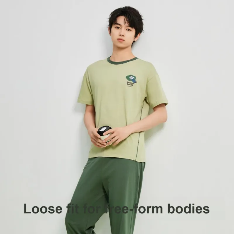 YOUKESHU Pajama Set Men's Shopping Bag-6