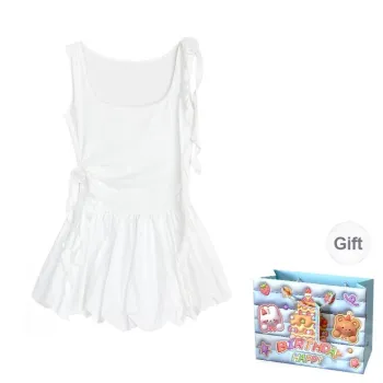 TWOPLUMGIRLS Slip Dress Women's White