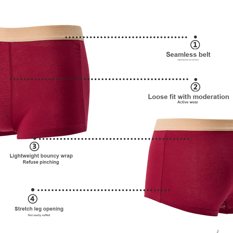 Primeet Underpants Men's Box 3 Pack The Most Red-9