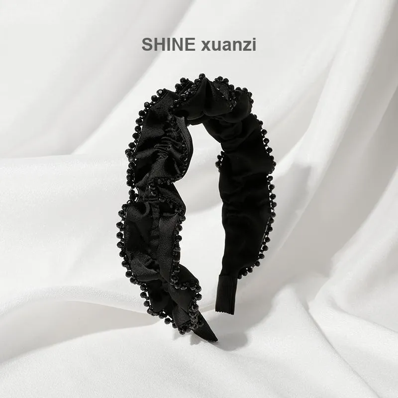 SHINE Polyester, Crystal Diamond Headbands Women's-5