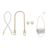 1.2cm Width Pearl 100cm+Decorative Chain 40cm[Includes Modified Tool]