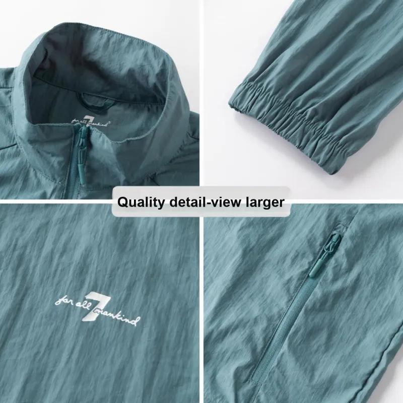 7 FOR ALL MANKIND Breathable Cooling Sun Protection Sun Protection Clothing Men's-17