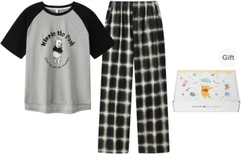 Gongdie x Disney Pajama Set Unisex Gift Box Set Gray