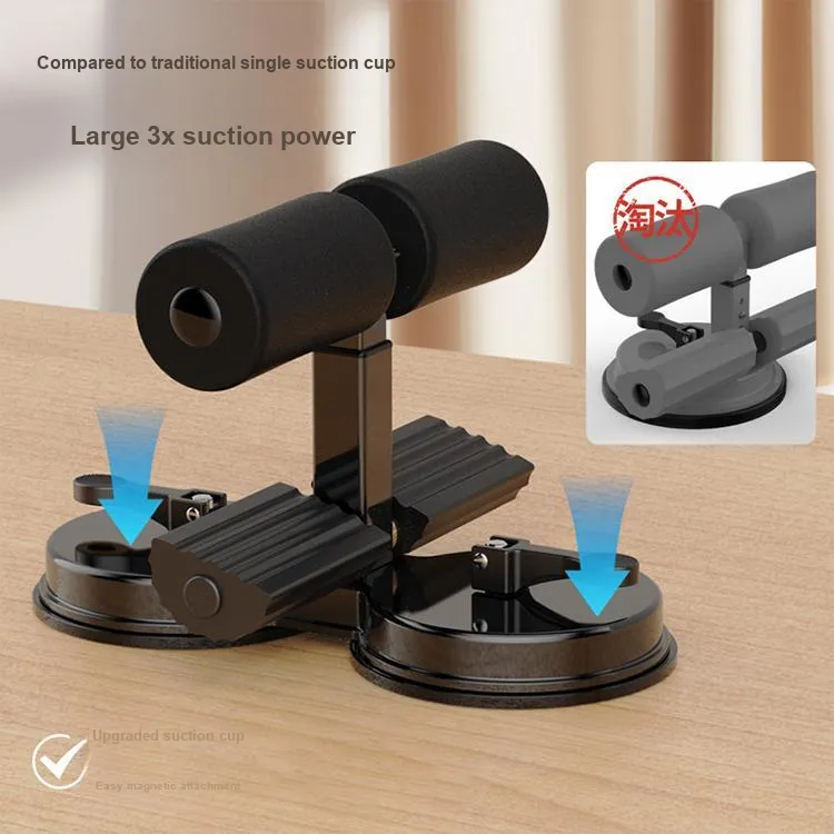 UMA Sit Up Machines Black Foam Flat Support Push Up And Plank Indoor Sports Training-1