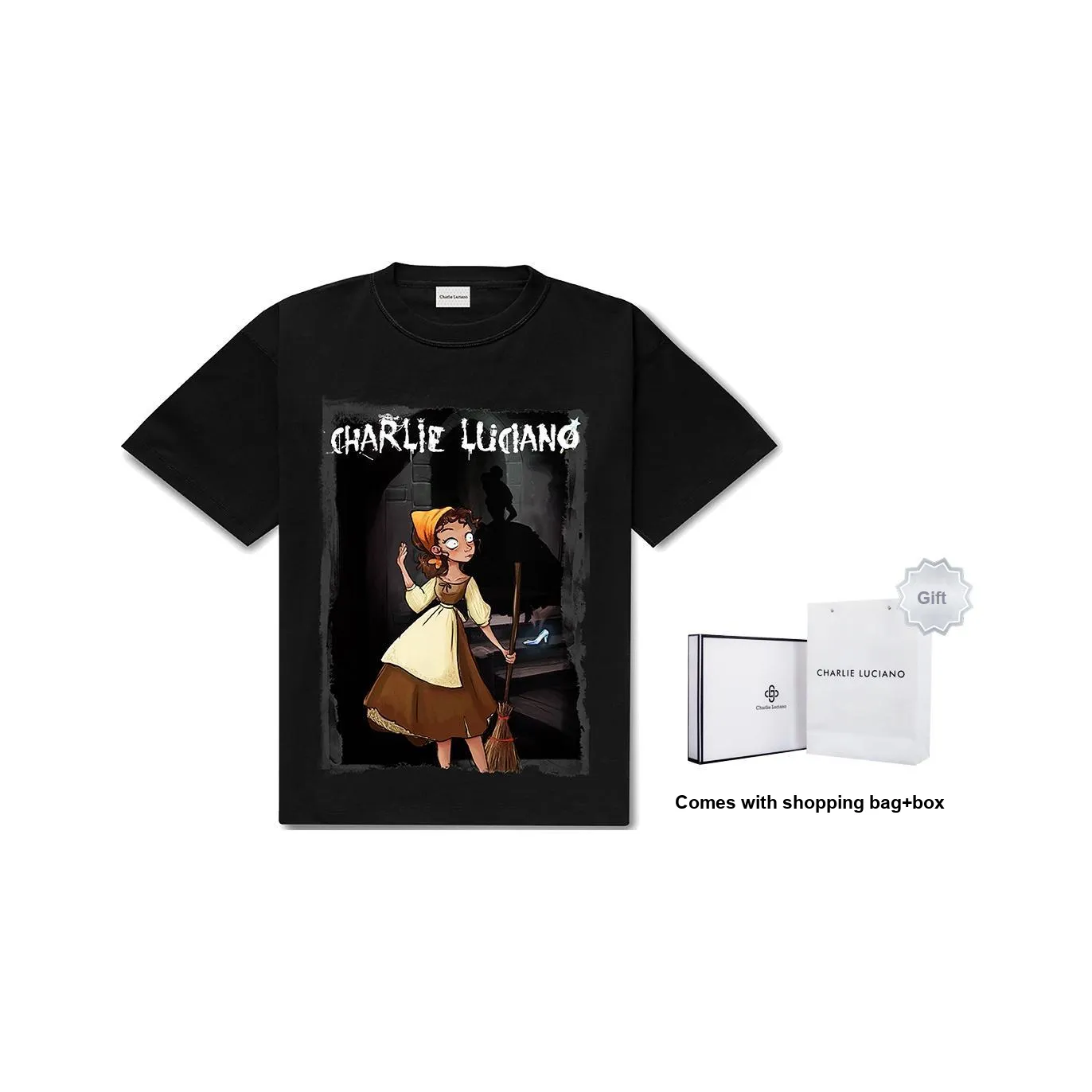 Charlie Luciano T-Shirts Unisex Black