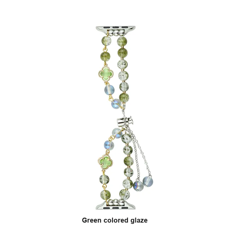 Vobafe Watch Band Apple Compatibility Cat's Eye Stone Material-5