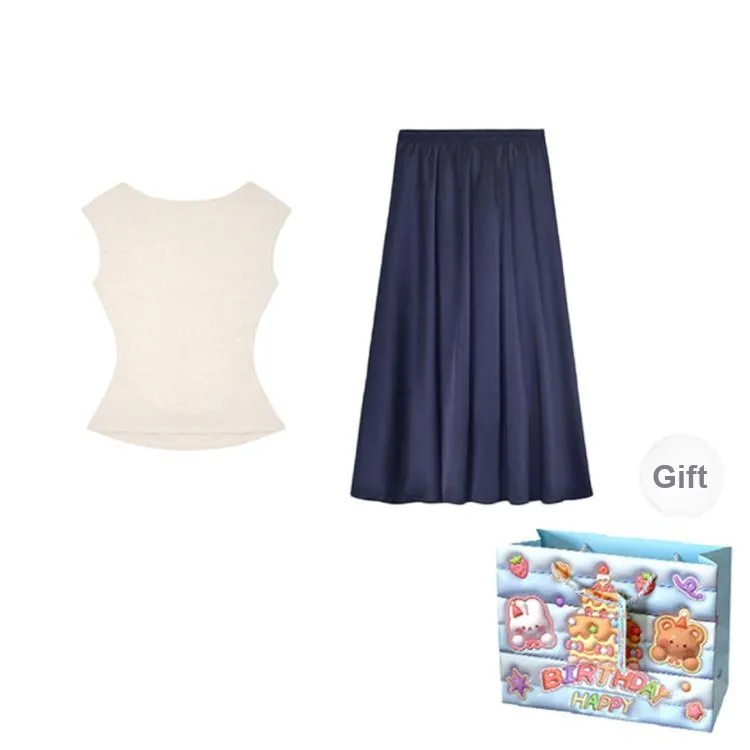 BRASS SCOUT Two Piece Skirt Sets Women's-1