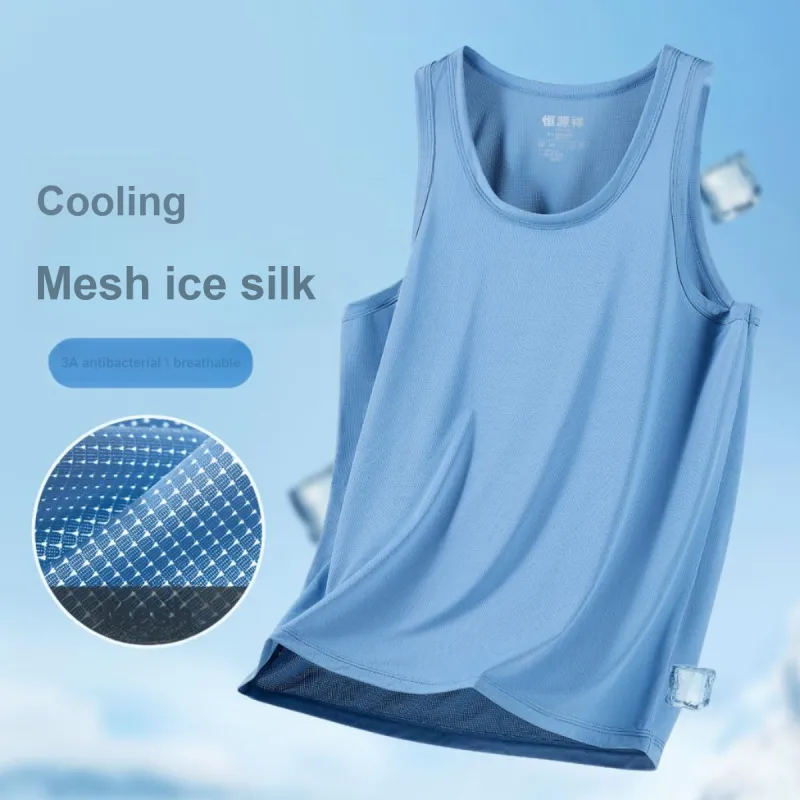H YXIANG Men Tank Tops-7