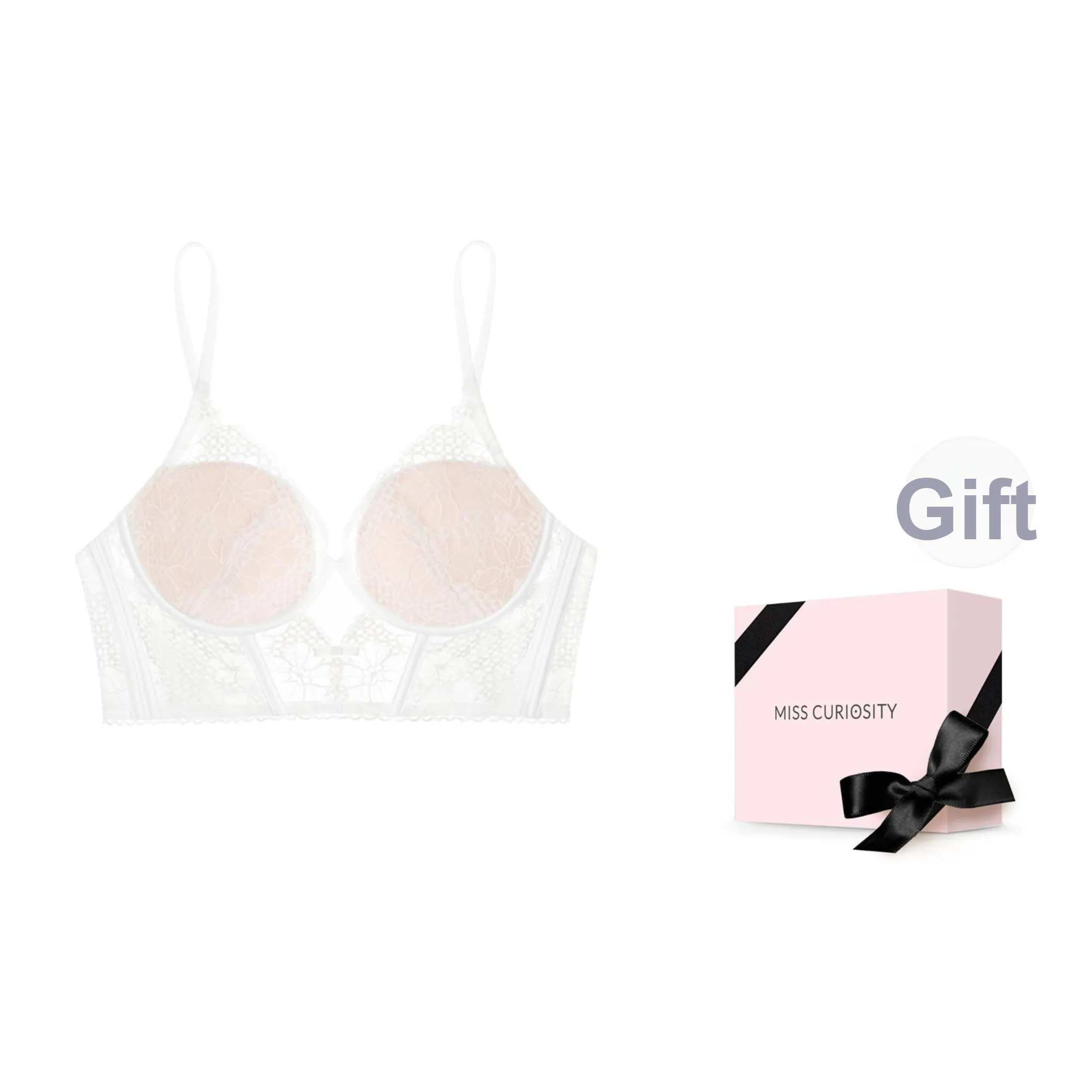 MISS CURIOSITY Бюстгальтер Женский Набор в Коробке