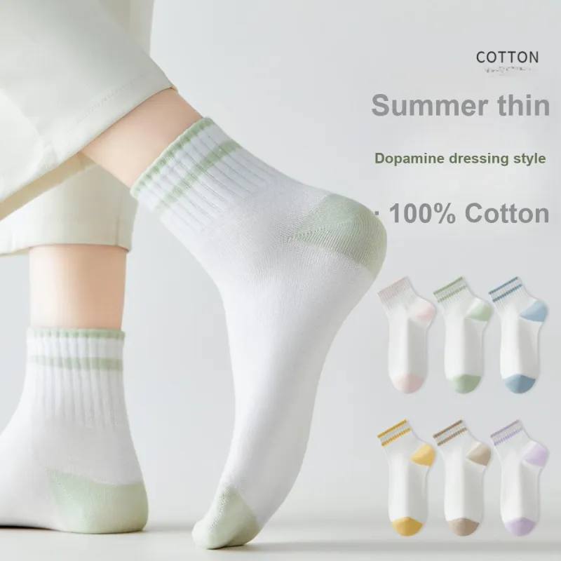 MIIOW Ankle Socks Women's 6 Pack-2