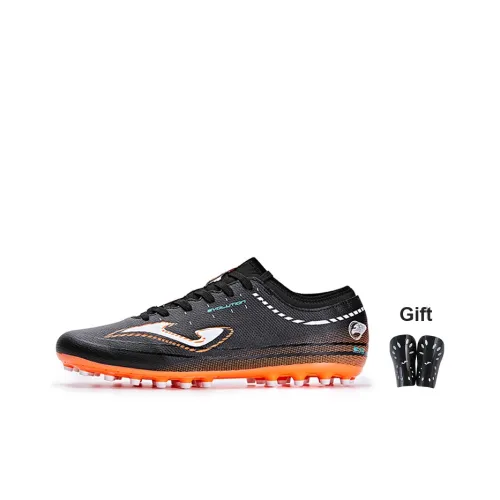 Joma AG Artificial Grass Slip-Resistant Abrasion-Resistant Football Cleats Men's Black Orange