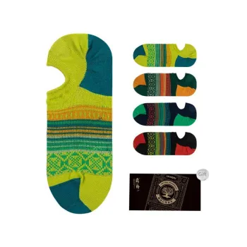 LIANGPU No Show Socks Men's 4 Pack