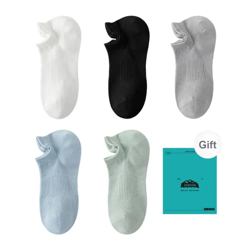 ZEROIN Ankle Socks Unisex 5 Pack-20