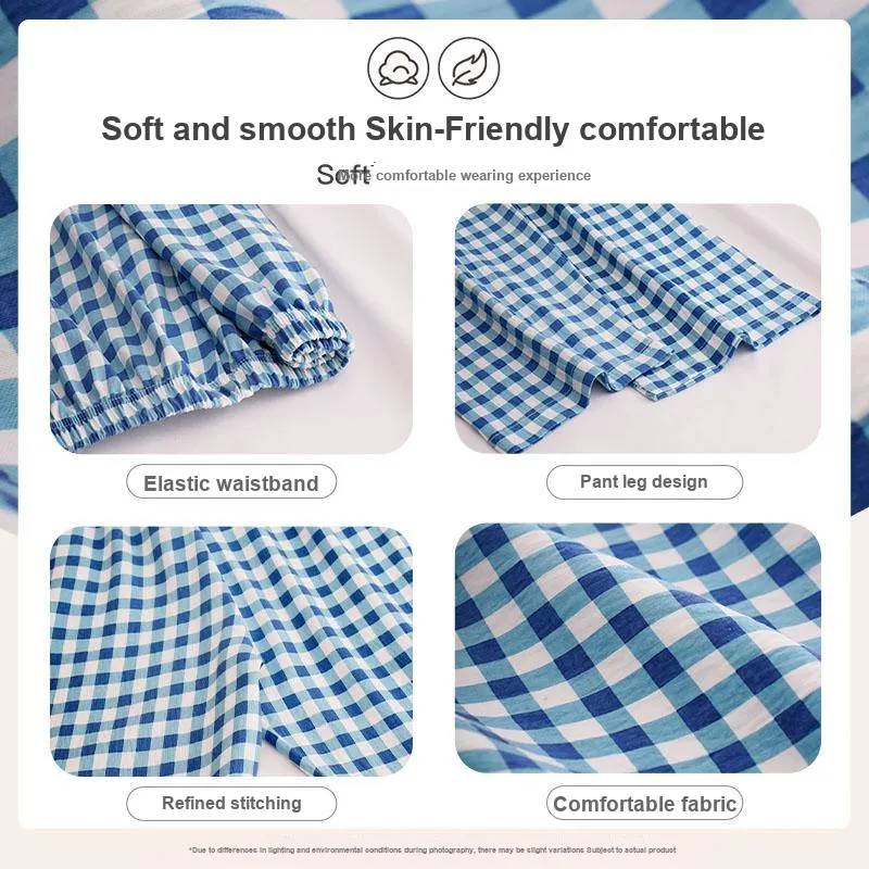 OUSHIBO Pajama Pants Women's Image Color-2
