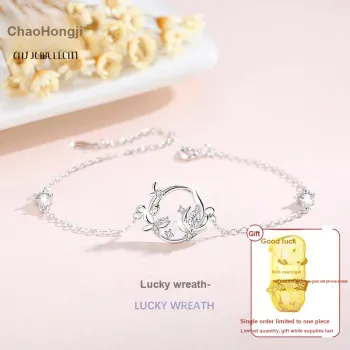 CHAOHONGJI S925 Silver, Refined Luxury Niche Design Premium Feel, Sweet Style Girlish Instagram Style Bracelets Women's
