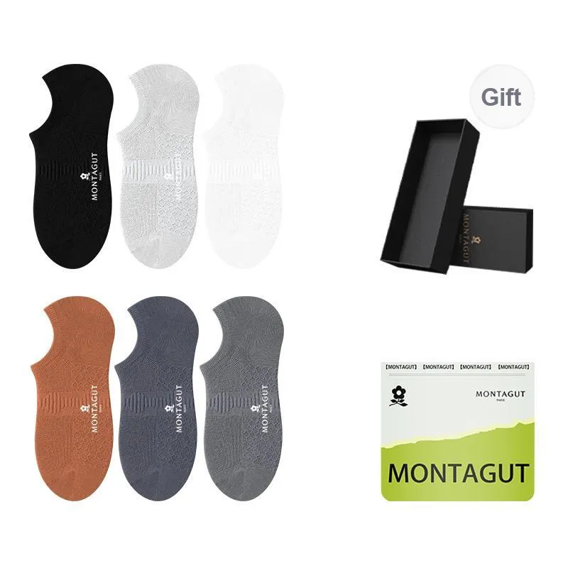 Montagut No Show Socks Men's Gift Box Combination-64