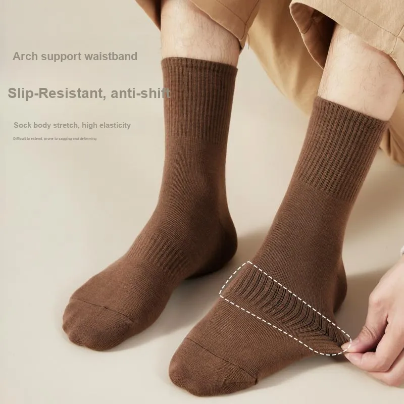 MIIOW Mid Calf Socks Men's 7 Pack-4