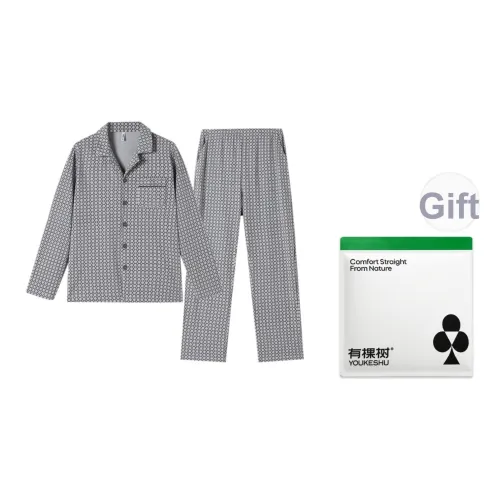 YOUKESHU Мужские пижамные комплекты