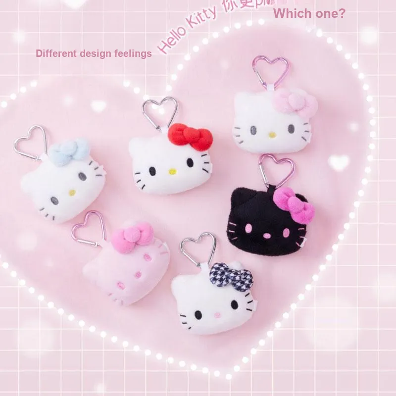 Sanrio Polyester Doll, Plush Pendant Unisex Black Pink-5