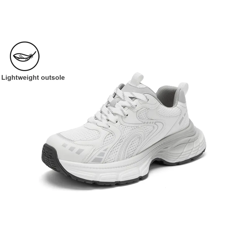Hotwind Height Increasing Breathable Low Top Chunky Sneakers Men's-4