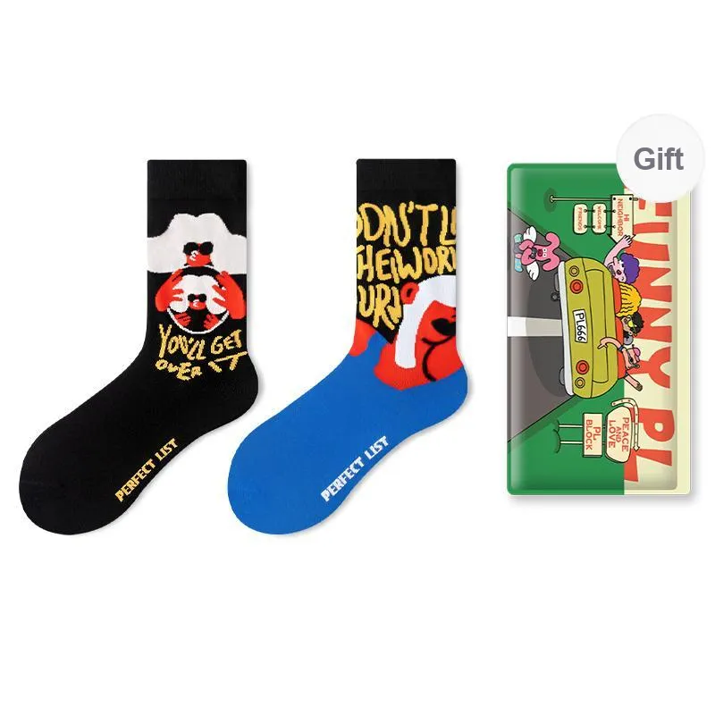 PL Mid Calf Socks Unisex Shopping Bag 2 Pack-0