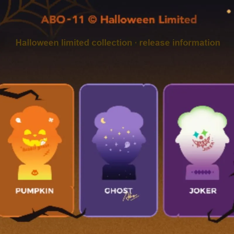 BAOWEILUOBO ABO Halloween Collection, Spooky Pumpkins, Eccentric Clowns, Goodnight Little Ghosts Chibi Figures-3
