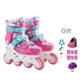 Cherry Blossom Pink K6 Protective Clothing Sets (Helmet+Protective Gear+Bag)
