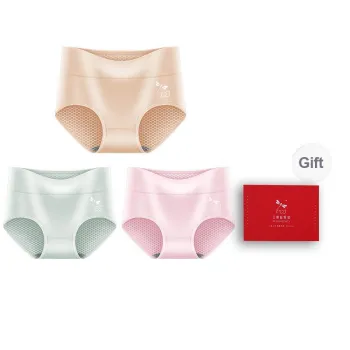 RED DRAGONFLY Cotton Panties Women's 3 Pack Gift Box Set