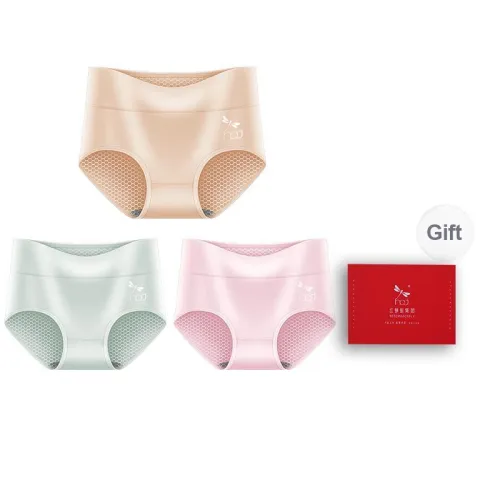 RED DRAGONFLY Cotton Panties Women's 3 Pack Gift Box Set