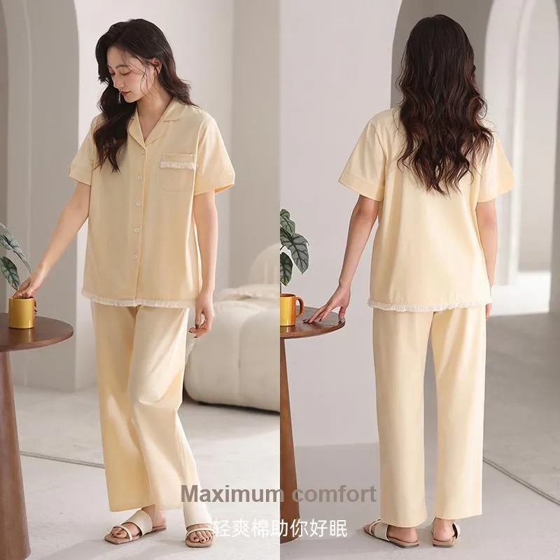 XIA.WA.ZHI.XIU Pajama Set Women's Gift Box Set Apricot-5