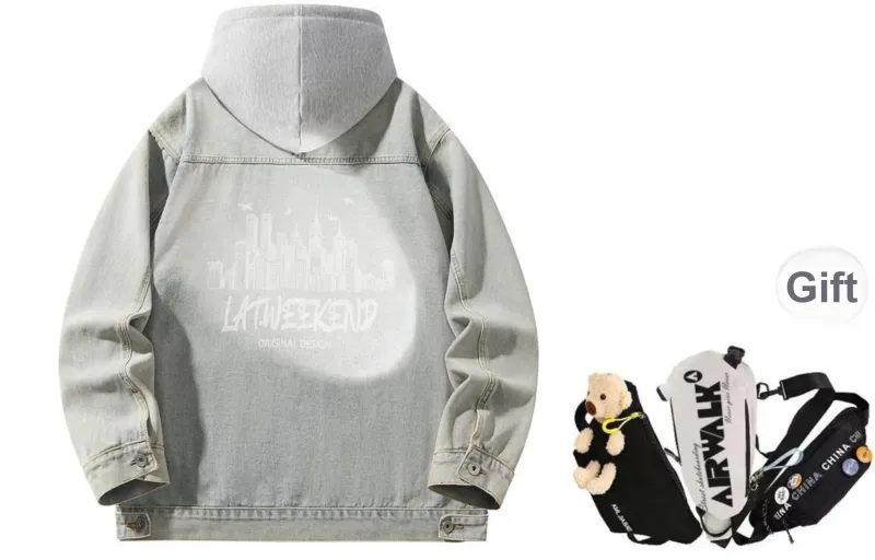 LA'T.WEEKEND Denim Jacket Unisex-73