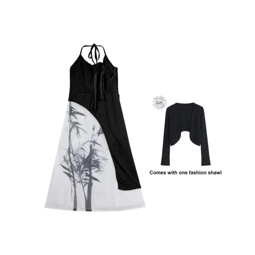 Peiyue Hanbok Черные Женские Слиплатья