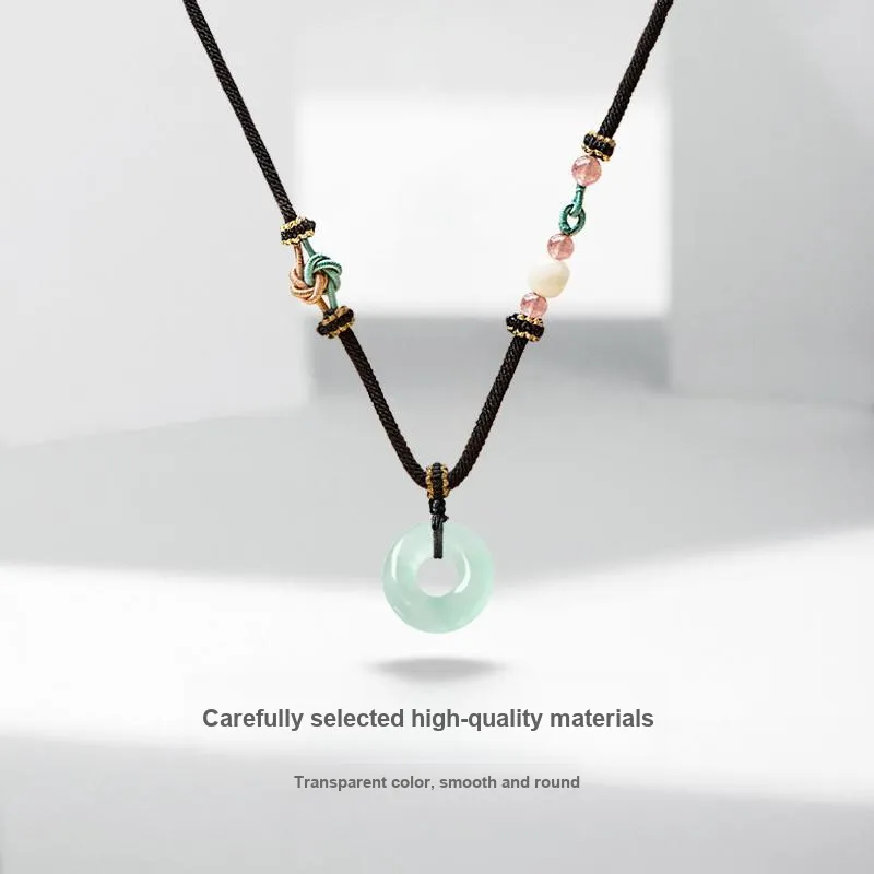 JUICY GRAPE African Emerald Necklaces Unisex-2