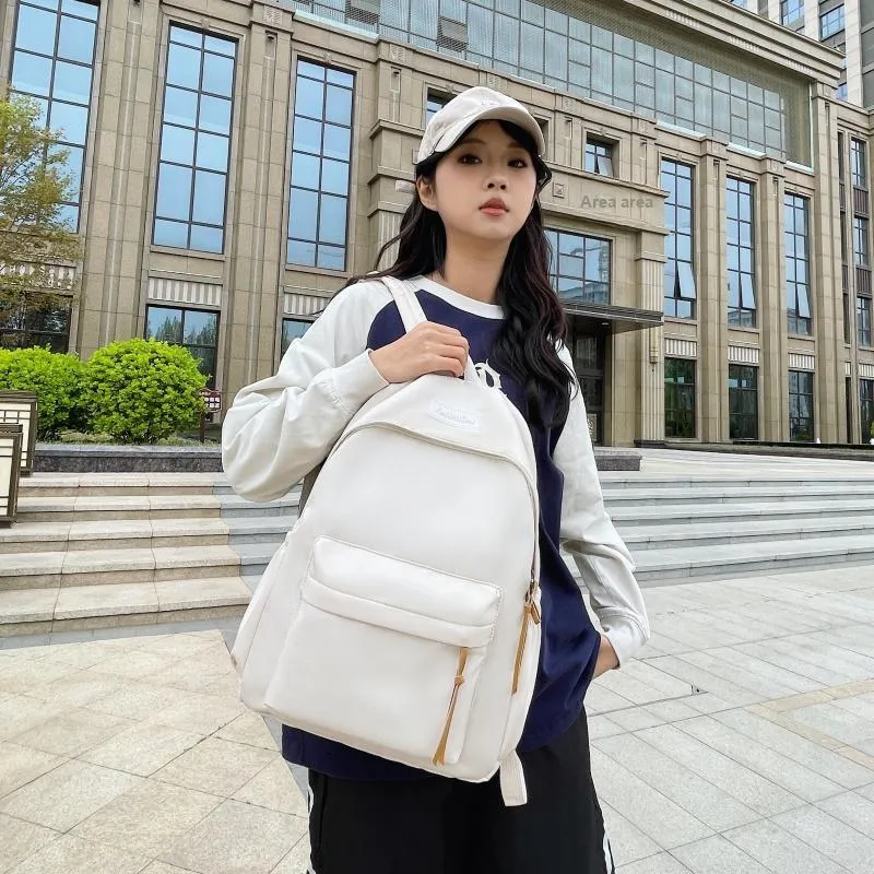 HCXK Canvas Backpack Unisex Multicolor-8