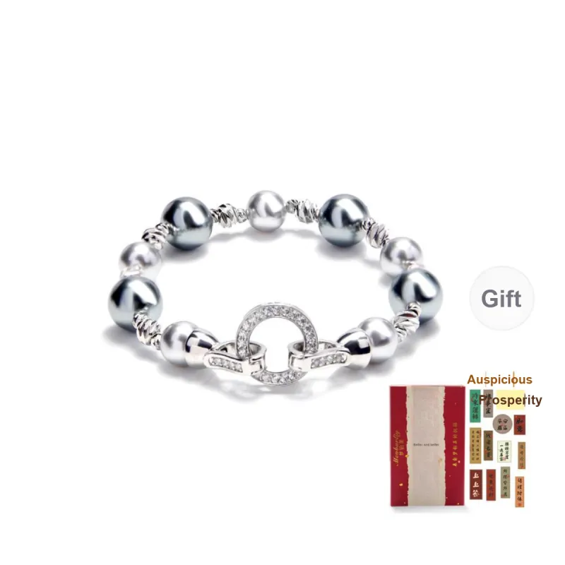 MEOBURLIY Faux Pearl Bracelets Women's-0