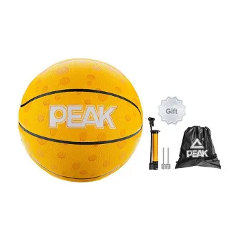 PEAK Basketball Culture Series PU Basketball Yellow Size 7 Training Unisex