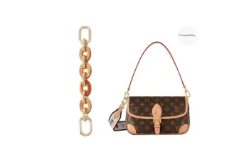 Lan Bao Fan Resin Shoulder Strap Accessories Women's Brown