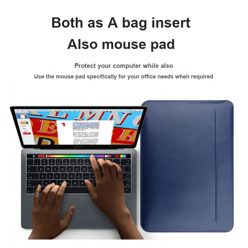 CHRROTA Compatibility With Apple 13 Inches/13.3/14 Inches Leather Laptop Case-1