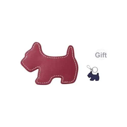 Agatha Коровья кожа Заколки для волос Женские Бордоский красный