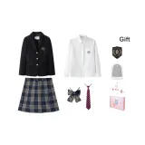 Brown Tea West Suit Black (Slim Fit)+Berlin Spring, Comes with Free Mu Xin Time Shirt+Small Accessories+Badge+Charm