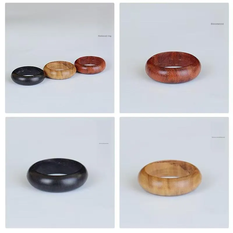WUDE Sandalwood Wooden Rings Unisex-19