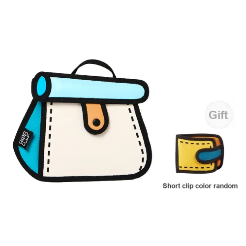 JumpFromPaper Shoulder Bags Cyan