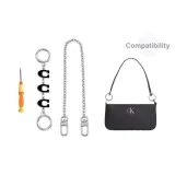Black 3C Letter Extender Chain+40cm Decorative Chain-with Screwdriver