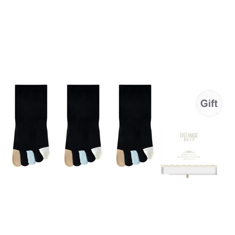 XIA.WA.ZHI.XIU Mid Calf Socks Women's Shopping Bag 3 Pack-21