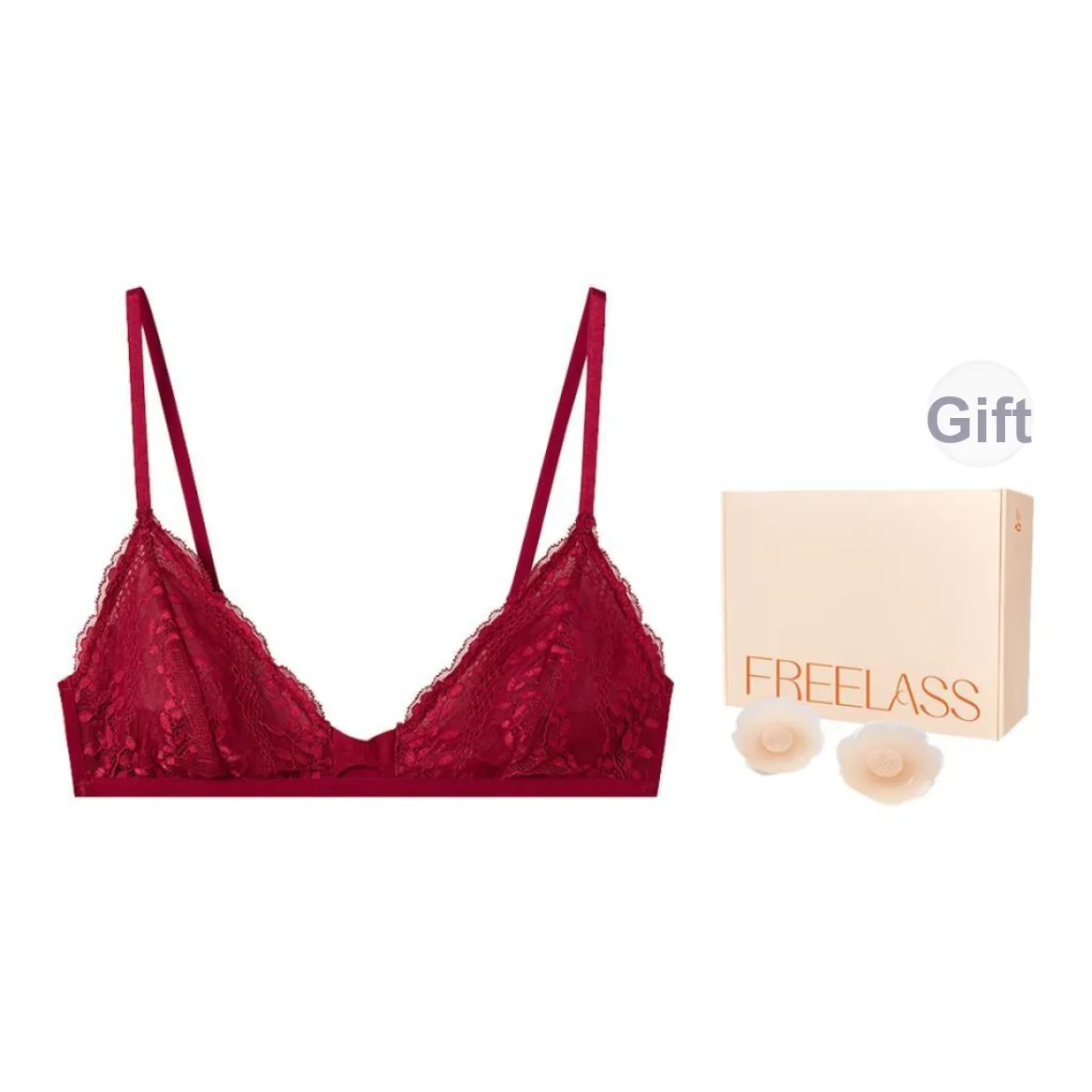 FREELASS Bra Women's Dark Maroon