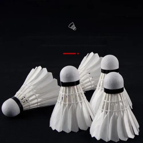 Hongjian Subdue The Tiger Duck Feather Shuttlecock 12 Pack CiGu Duck Feather Indoor And Outdoor Shuttlecocks